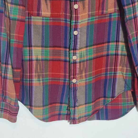 Polo Ralph Lauren Multi-Color Button-Up Shirt Size Small Preppy Cotton Shirt - Picture 4 of 10